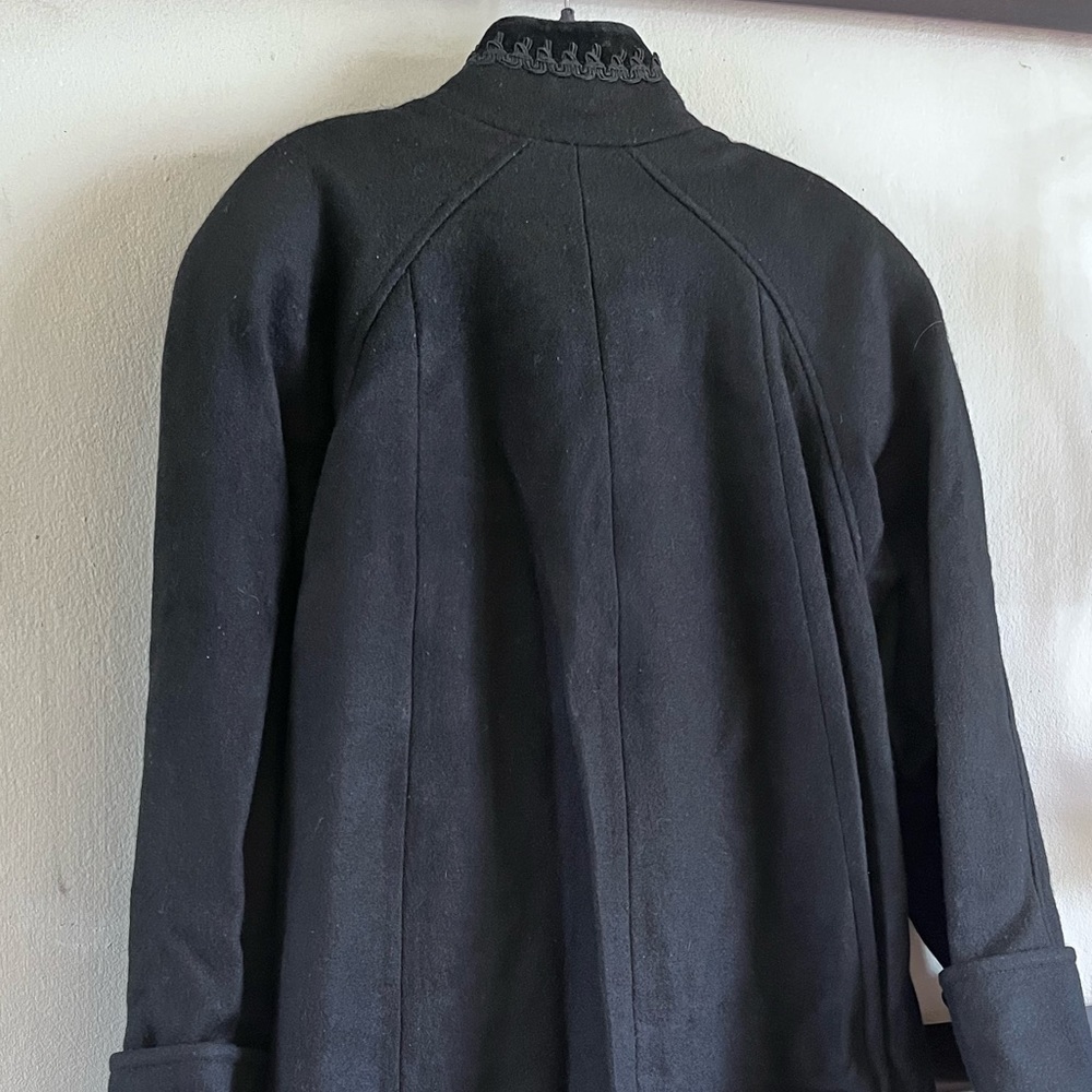 JOFELD vintage A line black coat - Picture 3 of 11